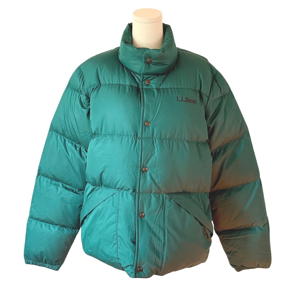 NEW L.L.Bean DownTek Water Repellent Puffer Jacket Emerald Spruce XL/WXL  Unisex
